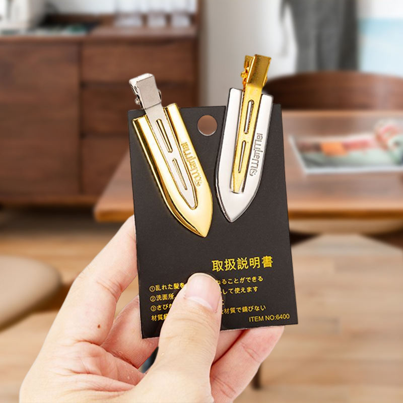 Seamless Makeup Clip Electroplating Bang Clip Accessories
