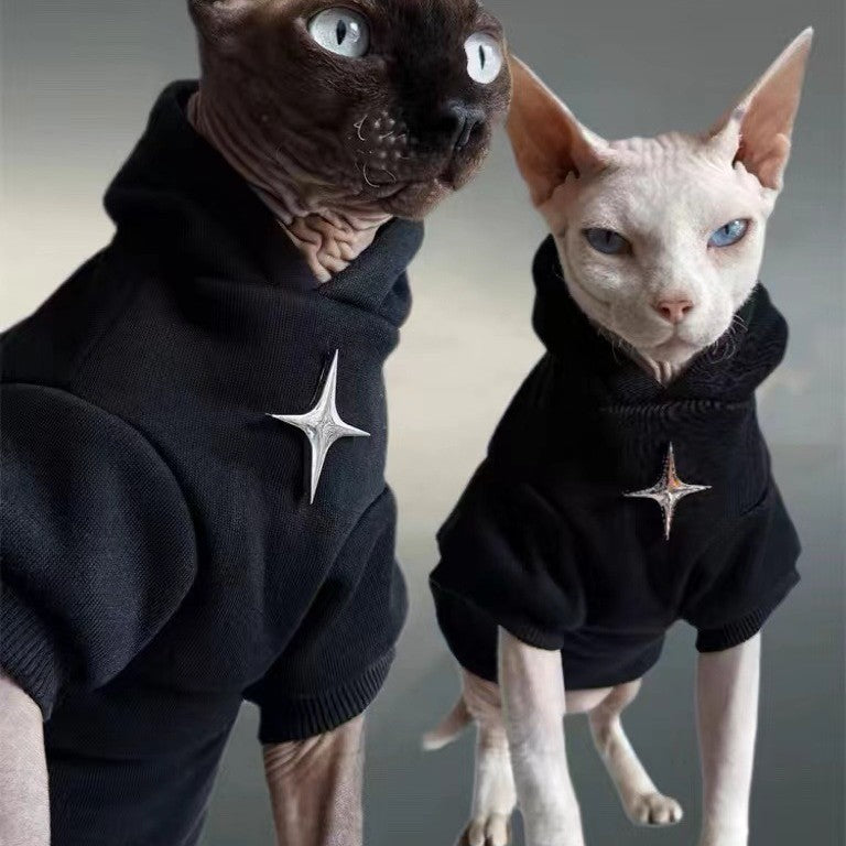 Pet Hoodie For Hairless Cats Devon Rex Kittens