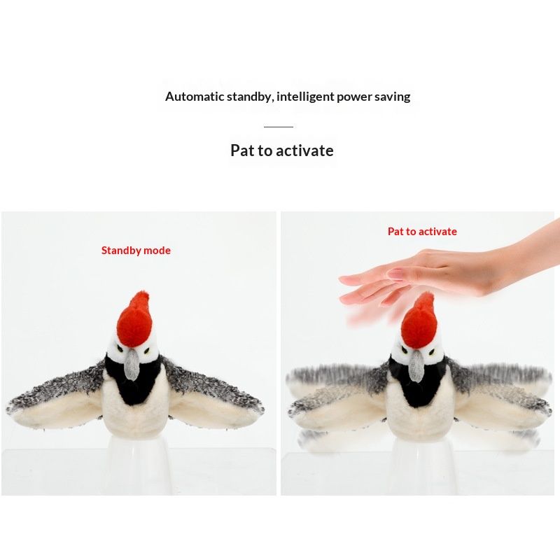 Cat Toy Cloth Cover Electric Woodpecker Pet Supplies