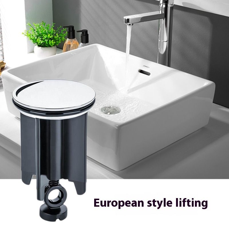 Inter-platform Basin Pull Drainer Accessories Wash Basin Faucet European Standard Drainer Core Lid Plug