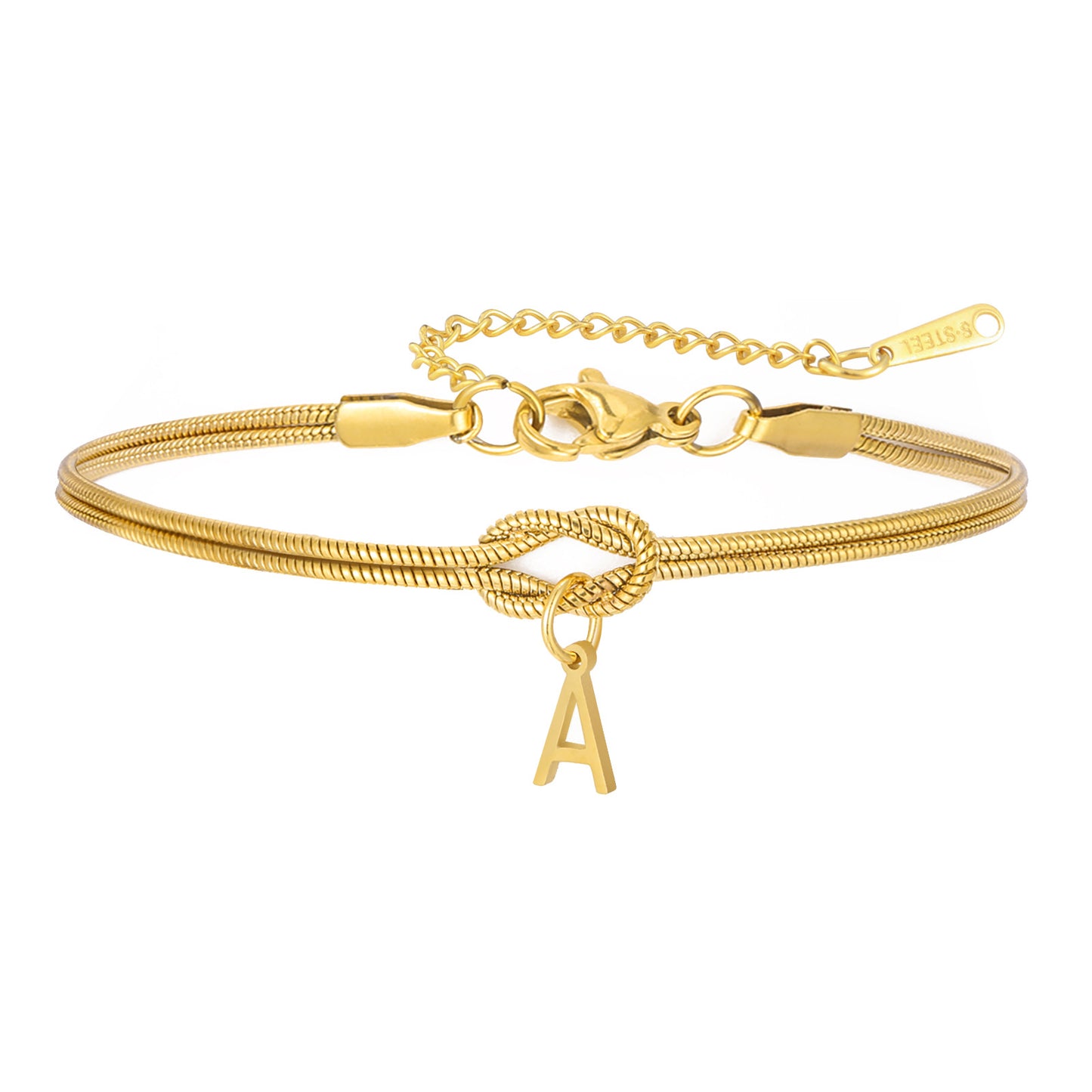 New Best-selling Wholesale 26-letter Handmade Knot Bracelets