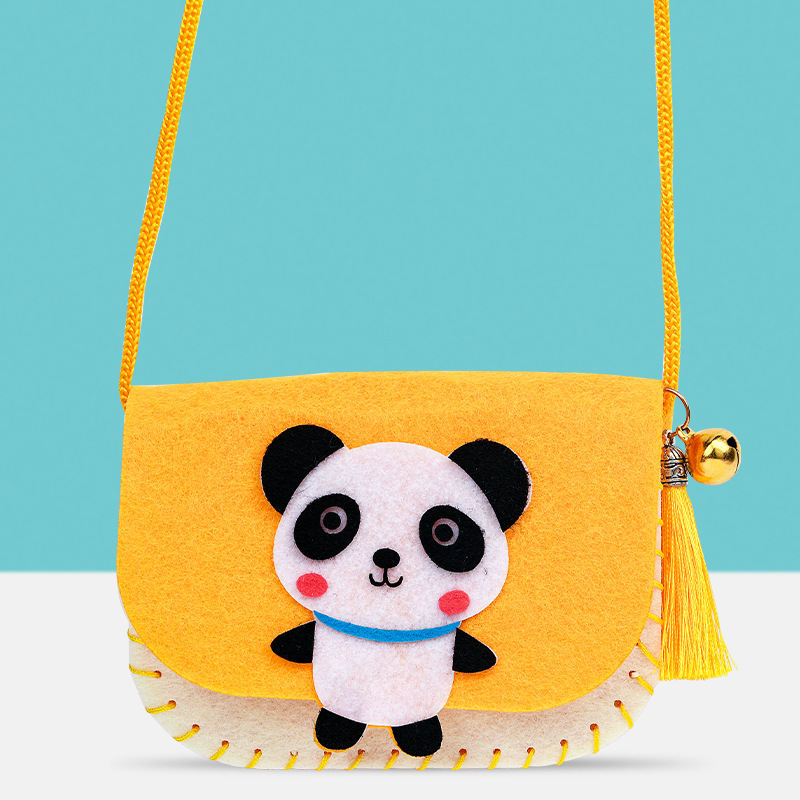 Cartoon Non-woven Bag Kindergarten Paste Material Package Educational Toys