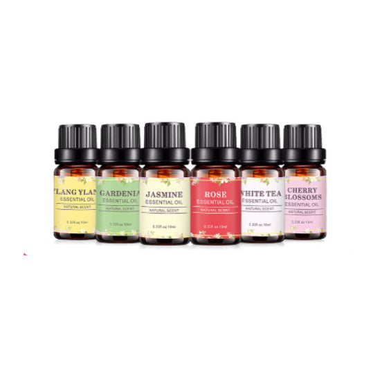 Aromatherapy Oil Set Of White Tea Rose Gardenia Single Essential Oil Flower Fragrance