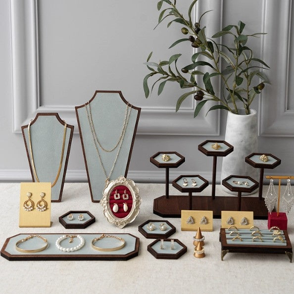Jewelry Accessories Display Rack Vintage Style Storage Tray Photo Prop