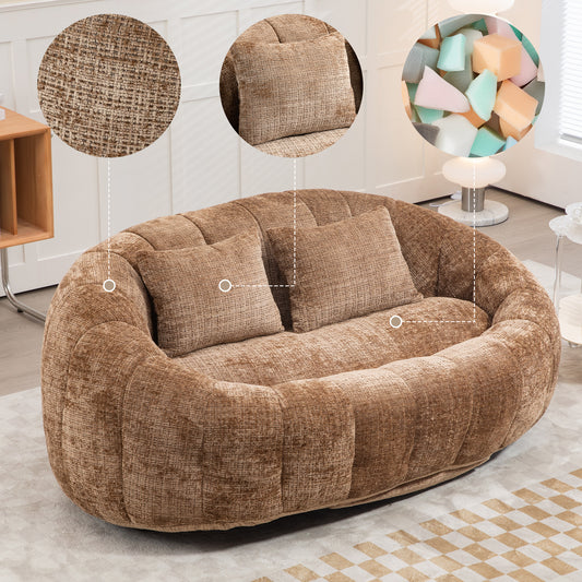 Bean Bag Sofa Lazy Sofa Durable Comfort Lounger High Back Bean Bag Chair Couch For Adults And Kids, Indoor & Outdoor, Accent Floor Soft Lounge Chair  Coffee Chenille