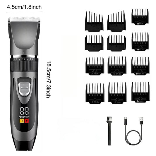 Cordless Hair Clippers For Men  Mens Hair Trimmer Set  Hair Clippers For Men