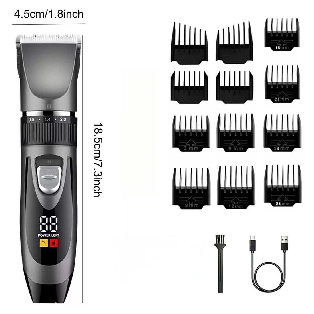 Cordless Hair Clippers For Men  Mens Hair Trimmer Set  Hair Clippers For Men
