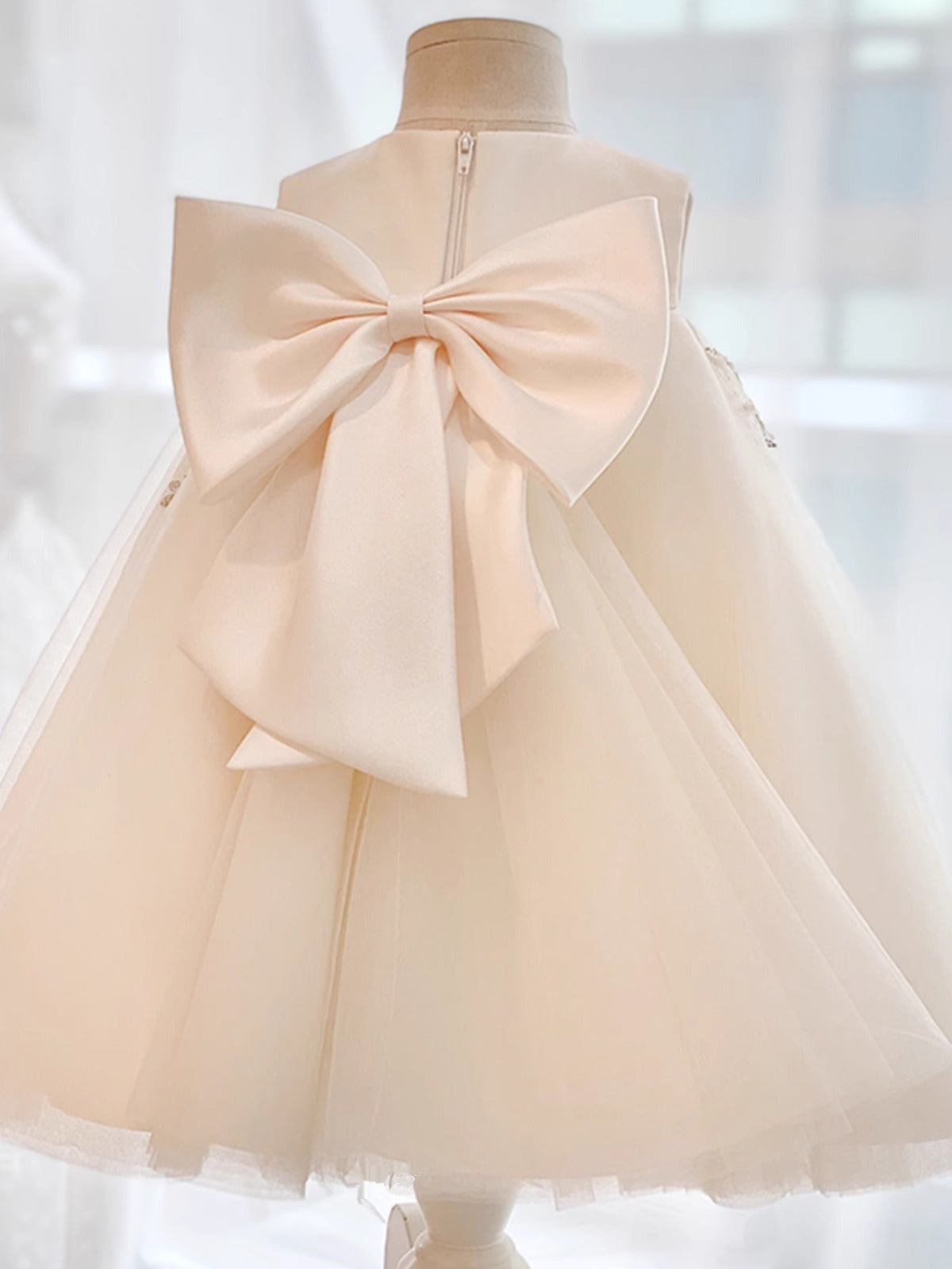 Baby's First Birthday Dress Korean High-waisted Dress