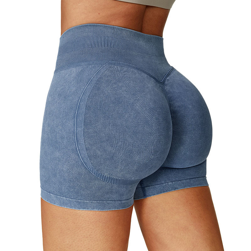 Cropped, Waist-cinching Yoga Shorts For Women