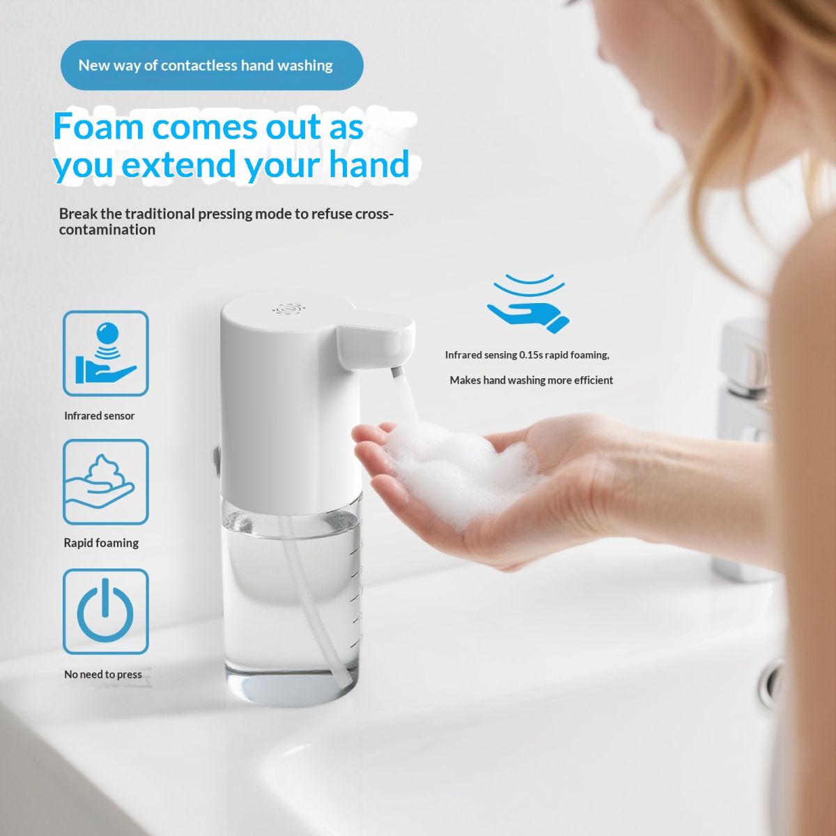 Kitchen Smart Sensor Dish Soap Dispenser
