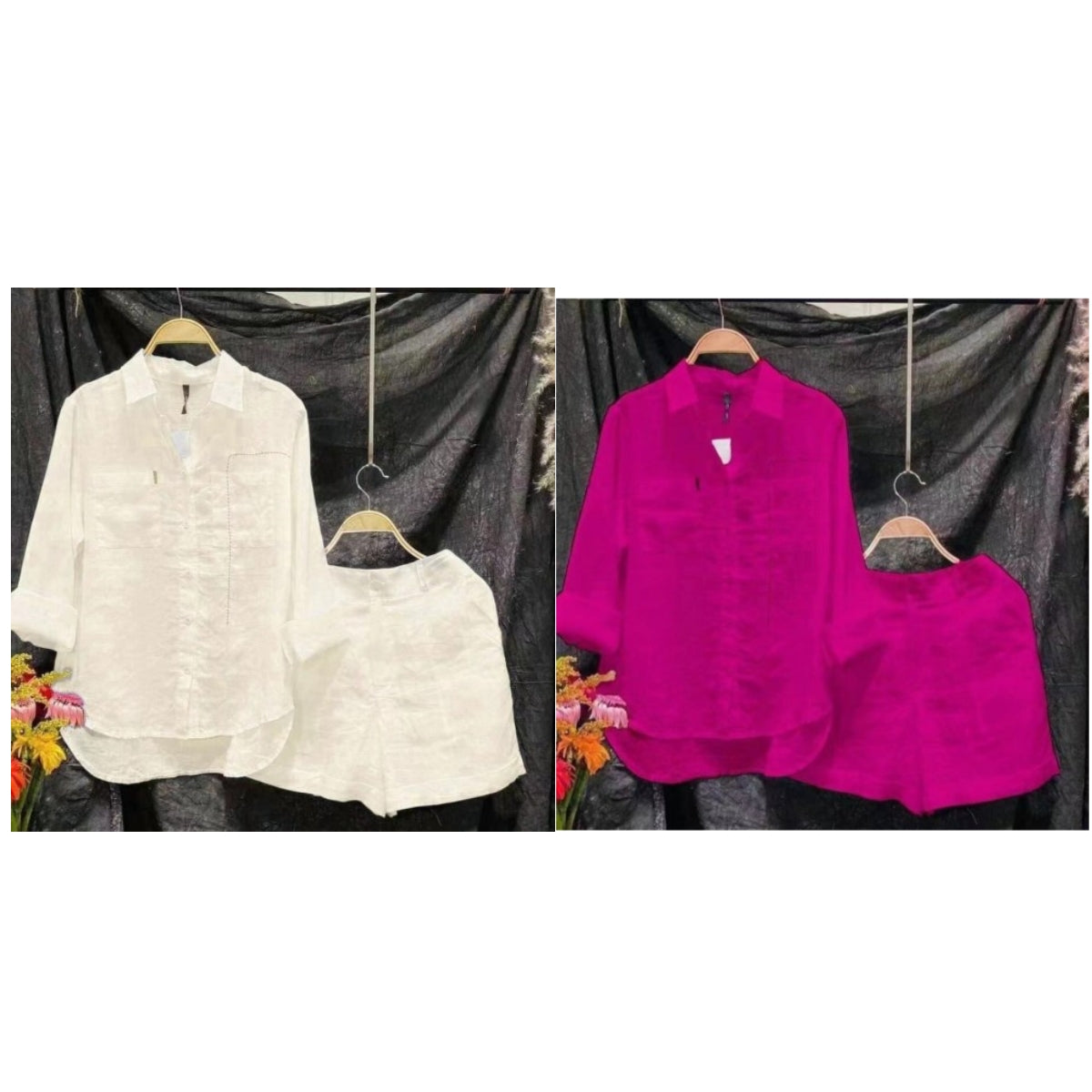 Fashion Solid Color Shirt Outfit