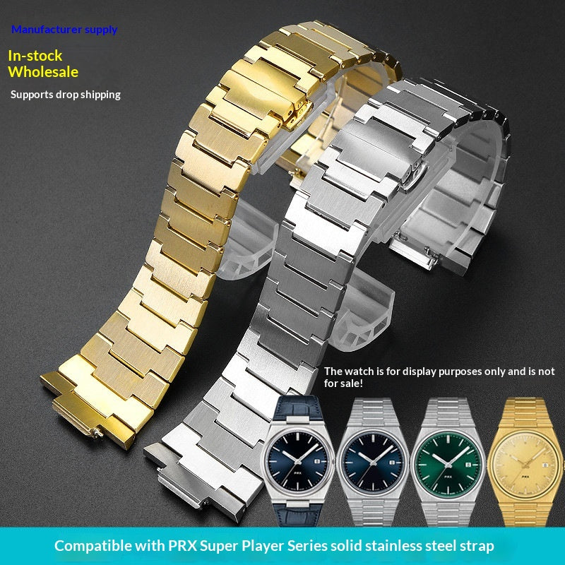 Men's Business Stainless Steel Chain Steel Watch Strap Accessories