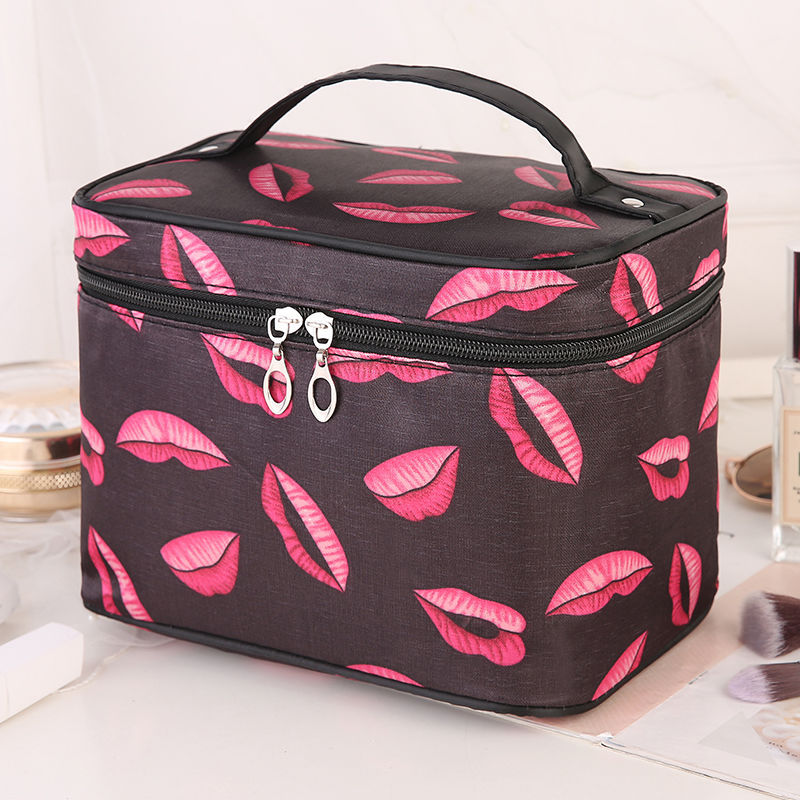 Large Capacity Color Ding Makeup Bag Foldable
