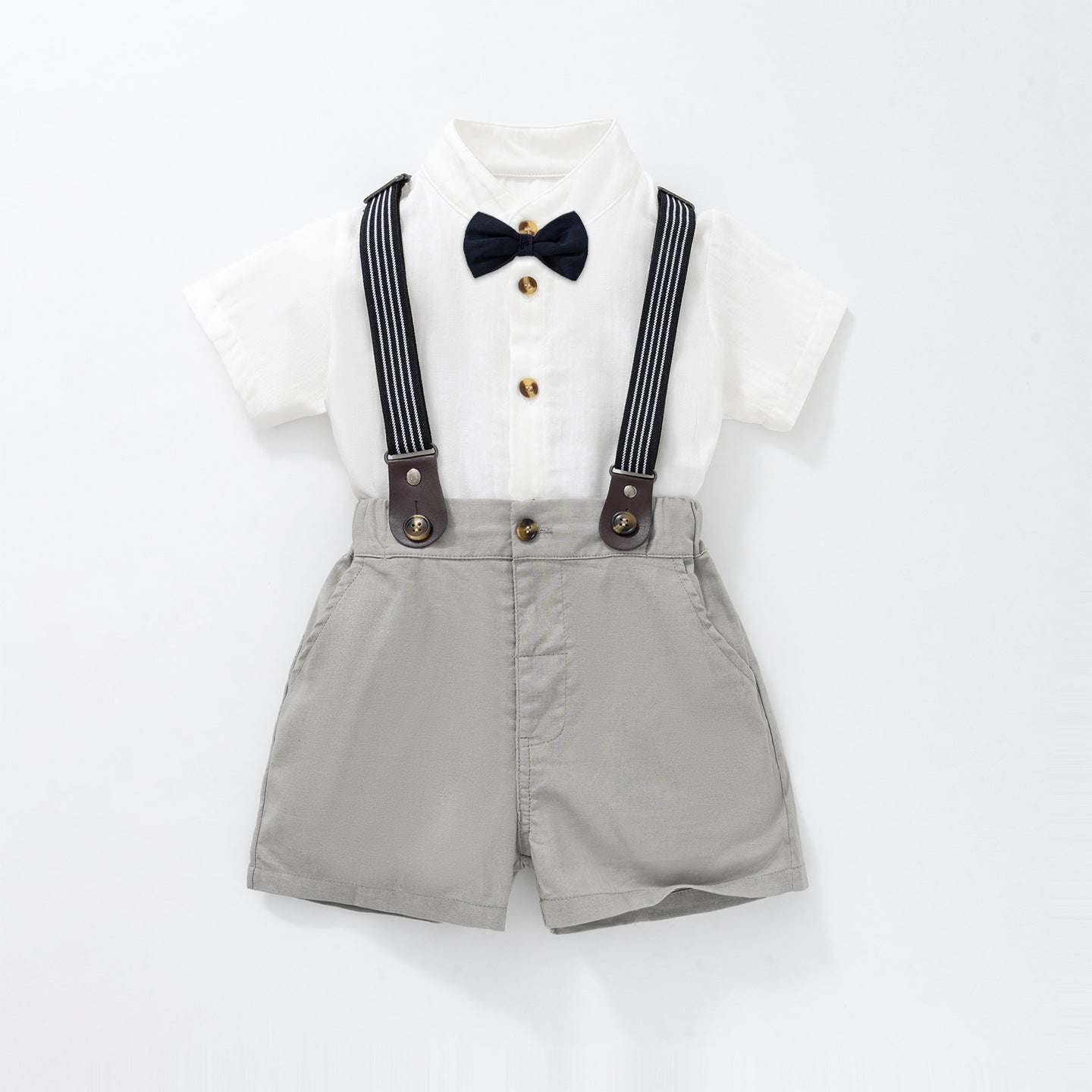 Korean-style Suspender Pants Set For Boys