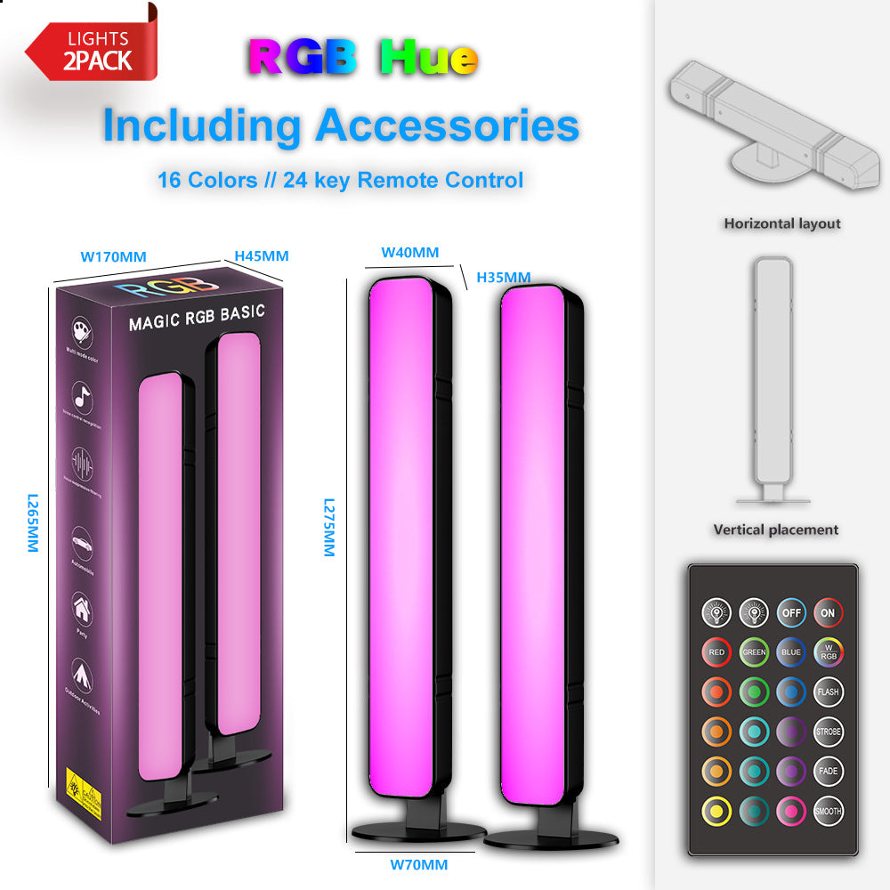 Bedroom Atmosphere Light Gaming Computer Pickup Atmosphere Lamp Desktop Pickup Lamp Music Atmosphere Lamp