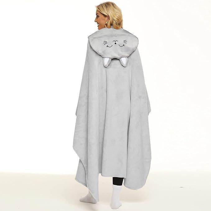 Foldable Hooded Blanket For Home Lunchtime Naps