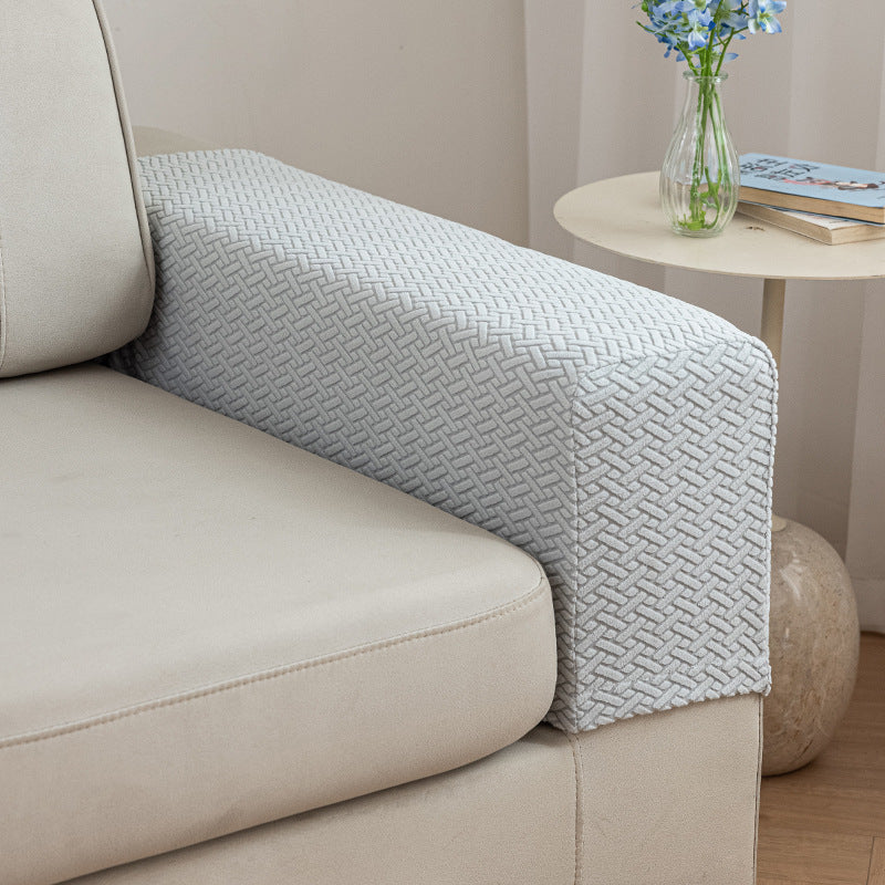 Thickened, Dirt-Resistant Home Fabric Simple Solid-Colored Armrest Covers
