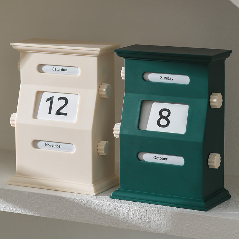 Retro Instagram-style Creative Desk Ornament Desk Calendar