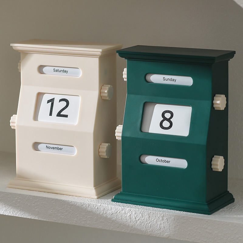 Retro Instagram-style Creative Desk Ornament Desk Calendar