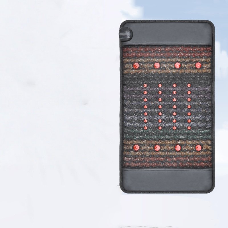 Colorful Crystal Cervical Massage Cushion Ruby Therapy Pad