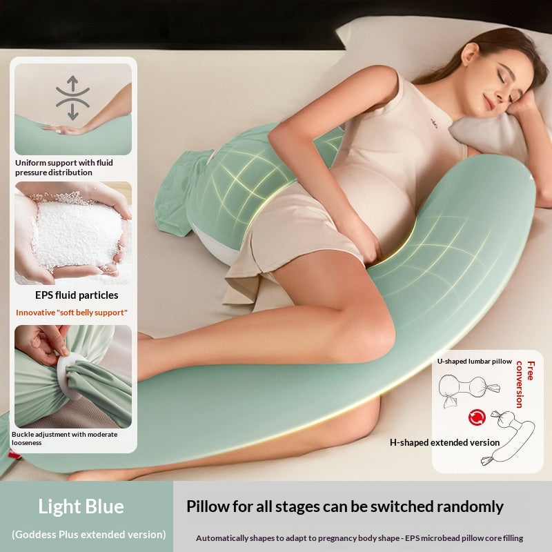Pregnancy Pillow For Back Support Belly U-shaped Side-sleeping Body Pillow For Comfortable Sleep