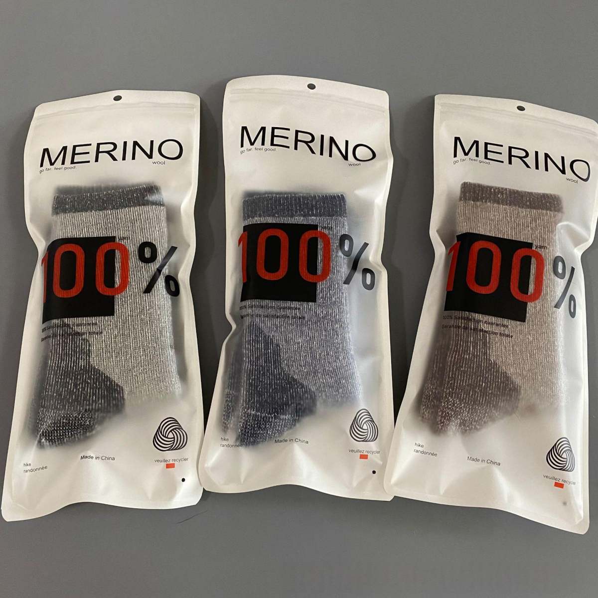 Wool Outdoor Hiking And Mountaineering Thickened Warm Ski Socks For Fall And Winter