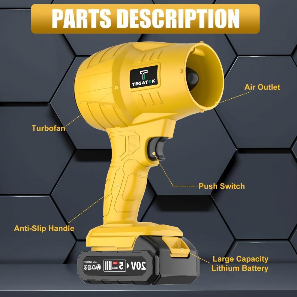 Y 50742 Turbofan Ducted Fan Compact Handheld Hair Dryer