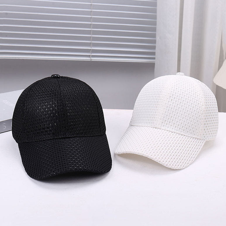 Summer All-over Mesh Breathable Baseball Cap For Men And Women, Lightweight, Open-weave, Quick-drying Mesh Fabric, Sun Hat Suitable For Outdoor Activities, Versatile For Casual Wear
