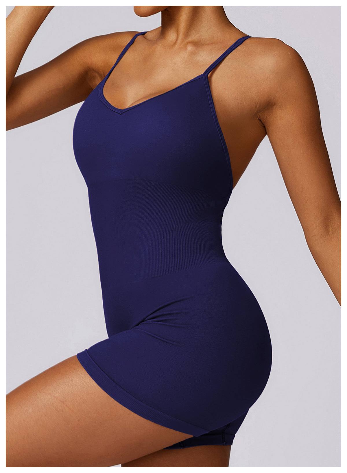 Fitness Seamless Beauty Back Yoga Jumpsuit Sports One-piece