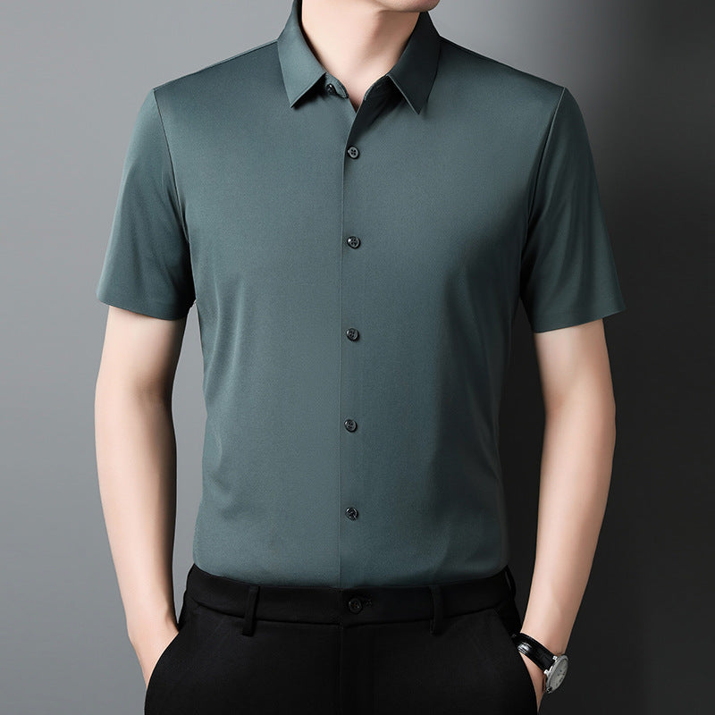 Fashion Casual Short-sleeved Shirt Men