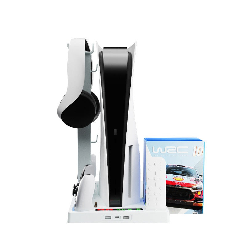 Universal Multi-Function Cooling Stand For Desktops With A Storage Tray
