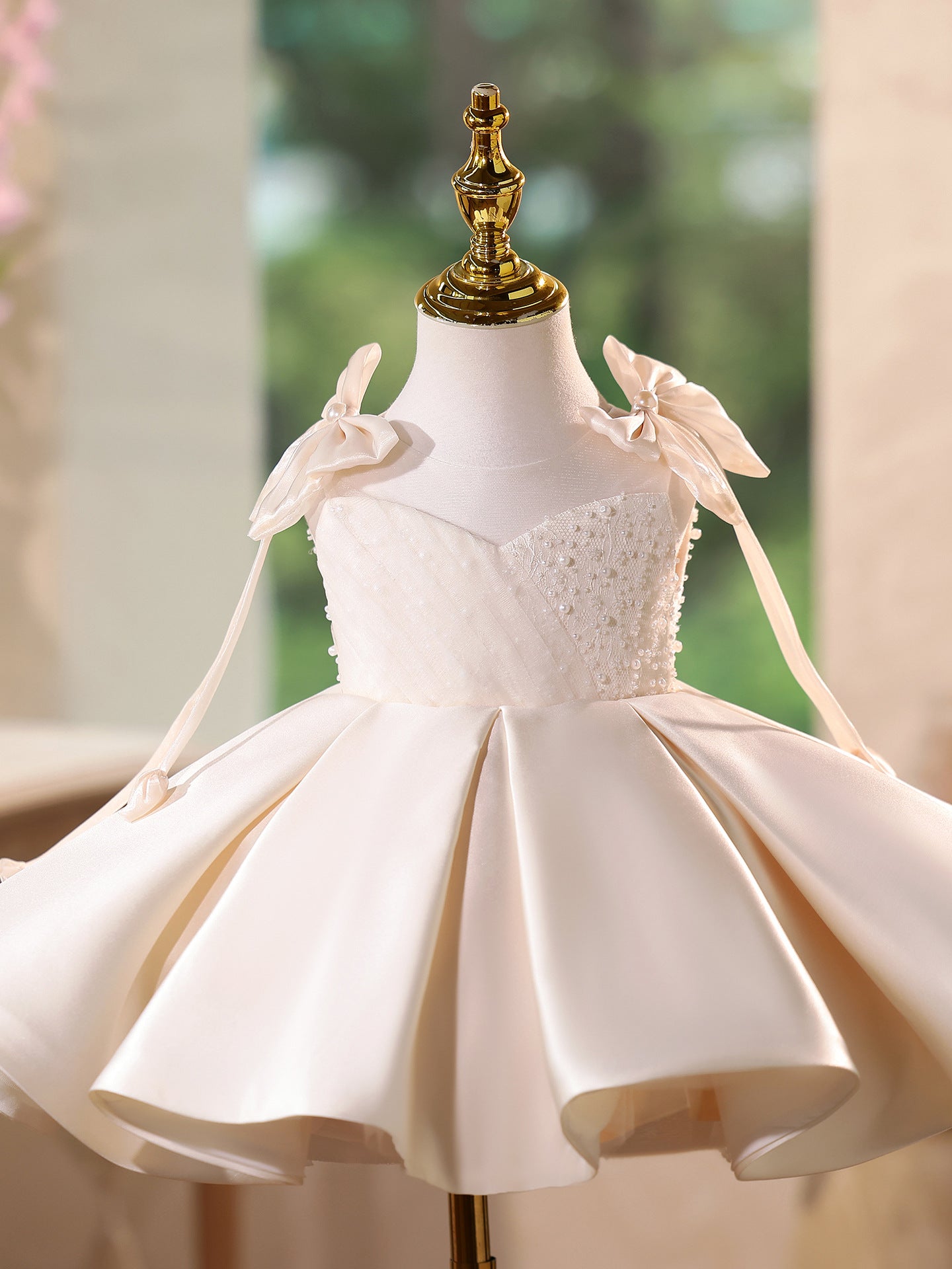 Girls' Piano Playing Dress With High Sense Of Beauty Wedding Pettiskirt