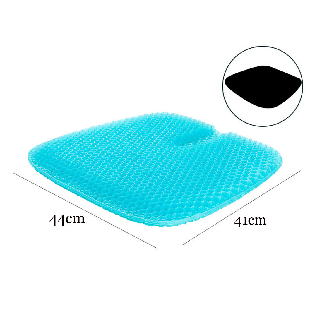 Cooling Honeycomb Breathable Gel Seat Cushion Double Thick Egg Sitting Pad Mat UK