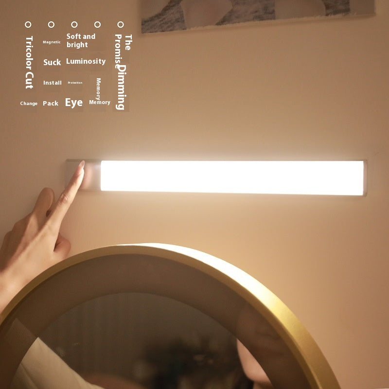 Household Ultra-thin Led Mirror Headlight Usb Charging