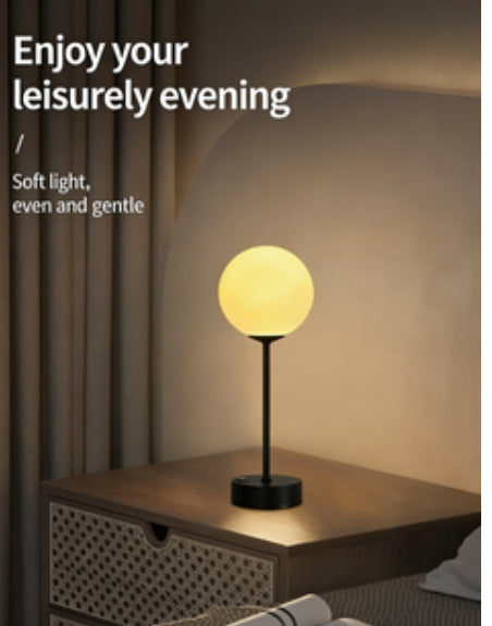 Charging Touch Control Bud Shape Table Lamp Bedside Lamp Study Office Desk Decor