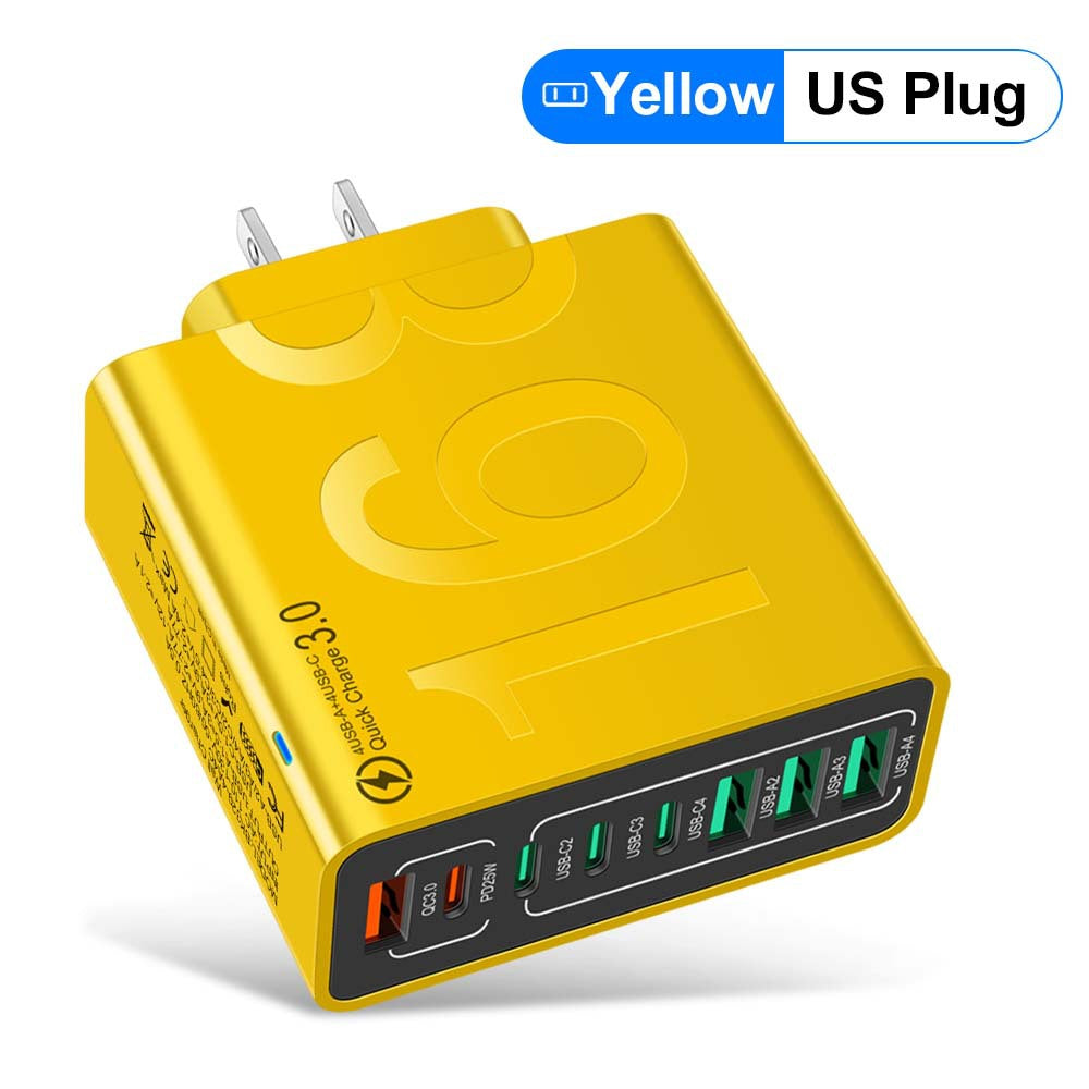 Multi-interface QC3.0 Fast Charging PD 25W Fast Charging Mobile Phone Charger