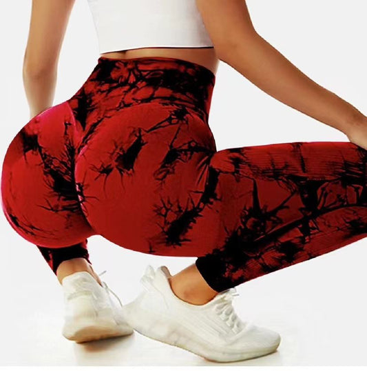 Breathable Peach-Hip-Lifting Compression Cropped Yoga Pants