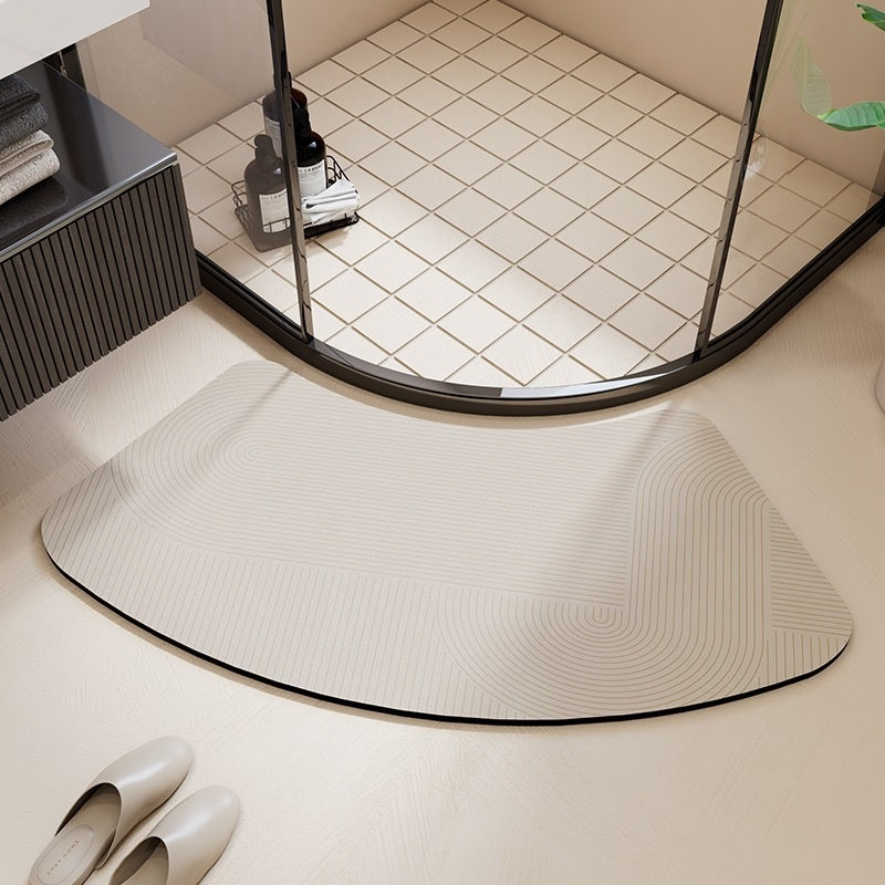 Diatomaceous Water-absorbing Bath Mat For The Toilet And Shower