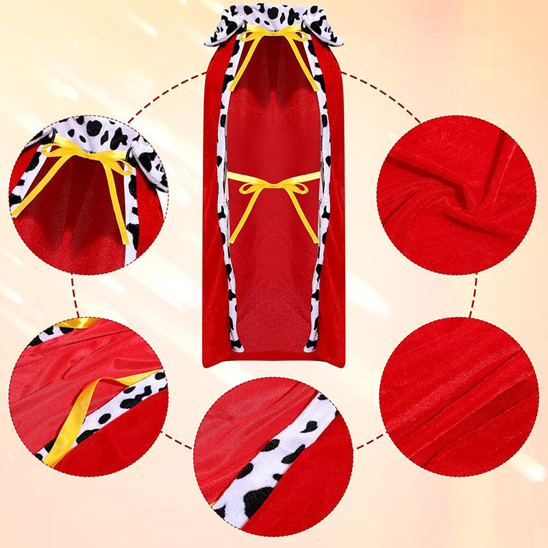 Pet Cloak And Crown King Role-Play Costume Set
