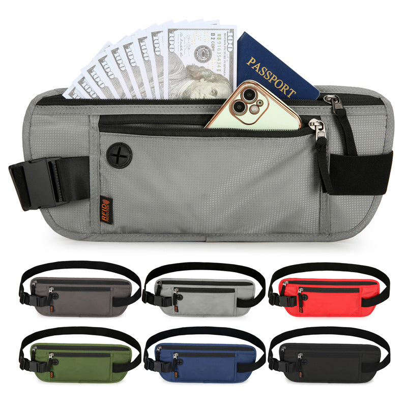 Sports Running Waist Bag Outdoor Multi-functional Fitness Bag With Large Capacity