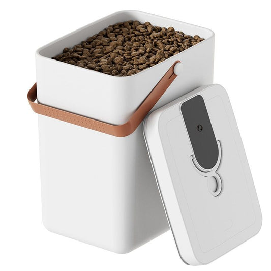 Smart Vacuum Sealed Pet Food Storage Container, Moisture-proof For Cat & Dog Kibble.