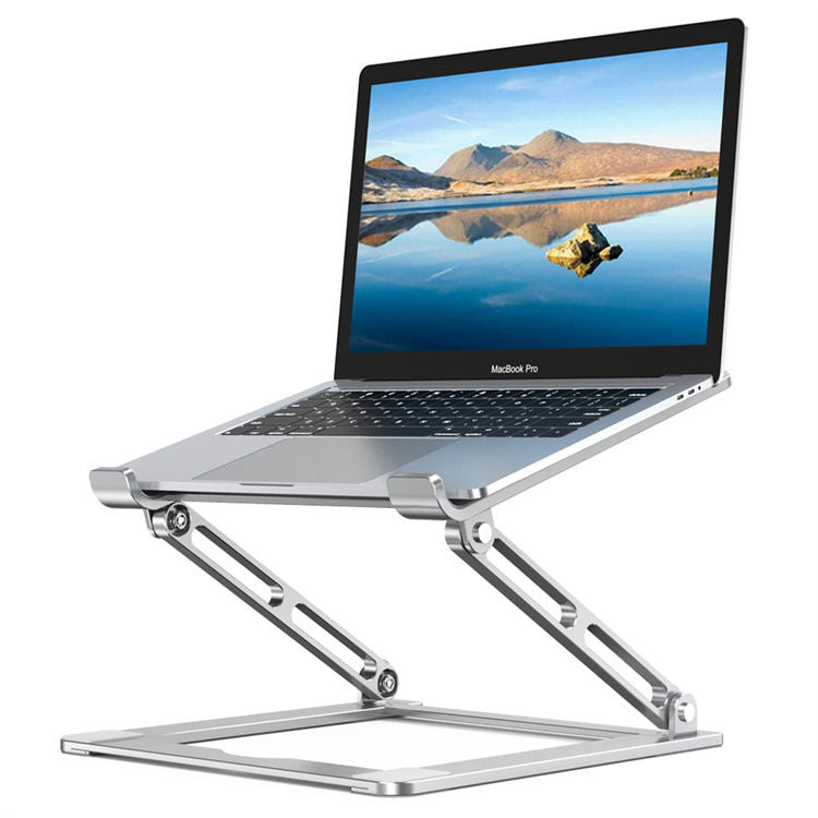 Aluminum Alloy Double-Layer Height-Adjustable Folding Storage Cooling Stand