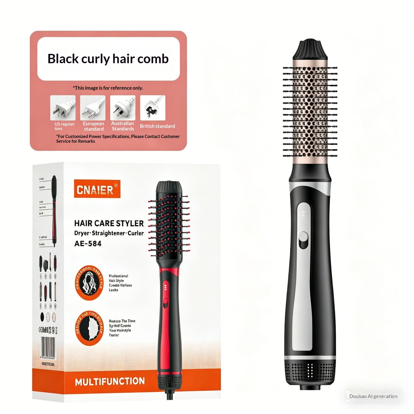 Dual-function Hair Straightener For Both Curling And Straightening