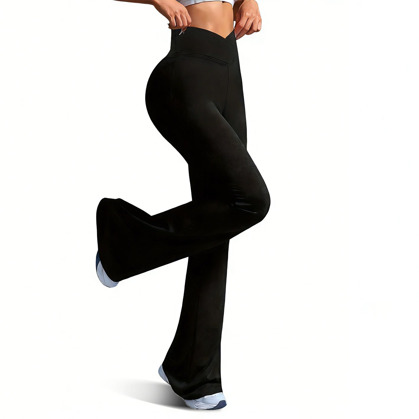 Cross-waist Hip-lifting And Butt-lifting Yoga Fitness Pants