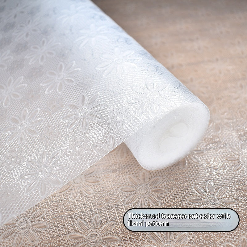 Water- And Oil-resistant Kitchen Cabinet Mat Transparent Pad Paper