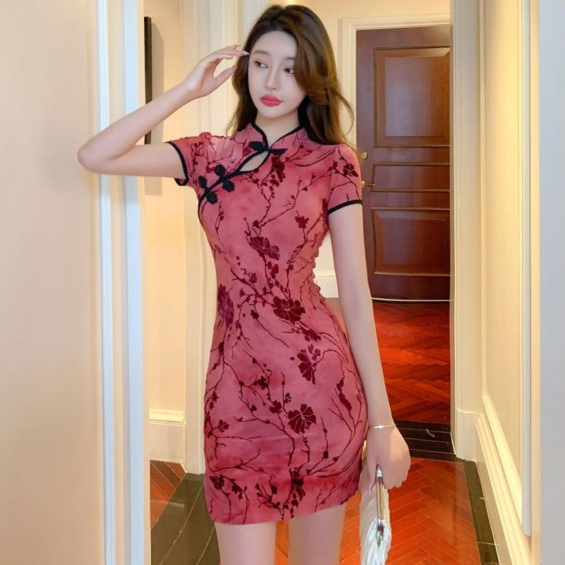 Foot Massage Cheongsam Dress For Women