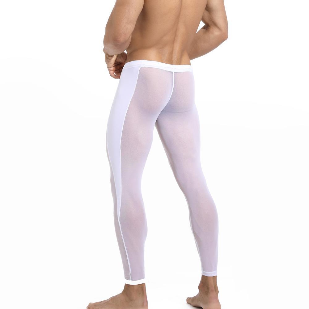 Men's Mesh Breathable Fitness Training Tight Cycling Pants