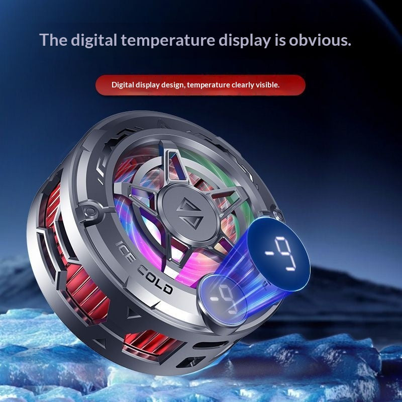 Real Ice-Bound Phone Cooler Gadget Magnetic Cooling