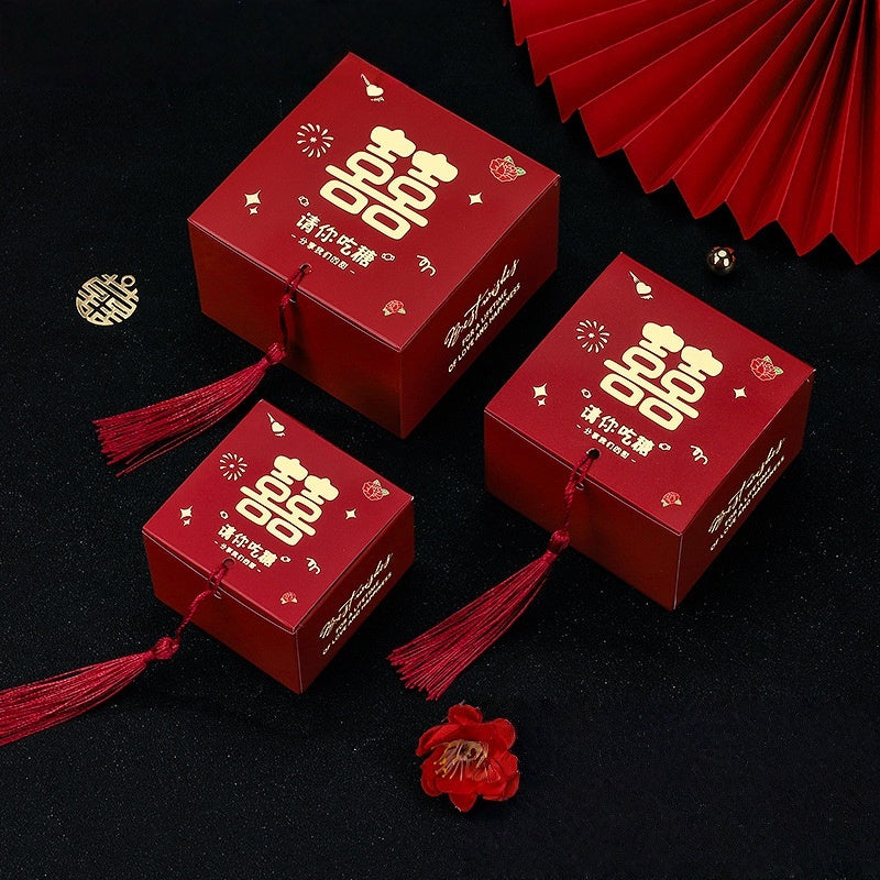 Dedicated Wedding Candy Wedding Gift Packaging Box