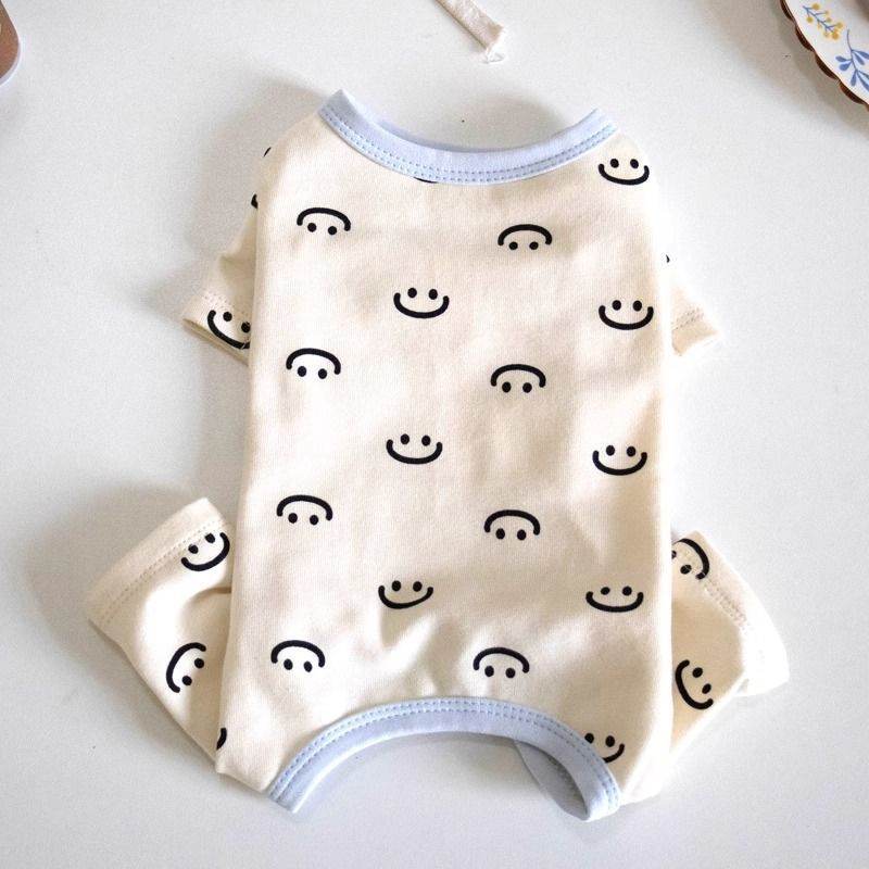 Belly Contracting Four-legged Pet Clothing Teddy Bichon Pajamas
